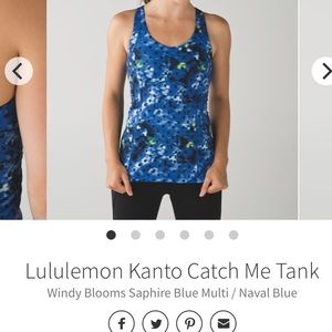 Lululemon Kanto Catch Me Tank